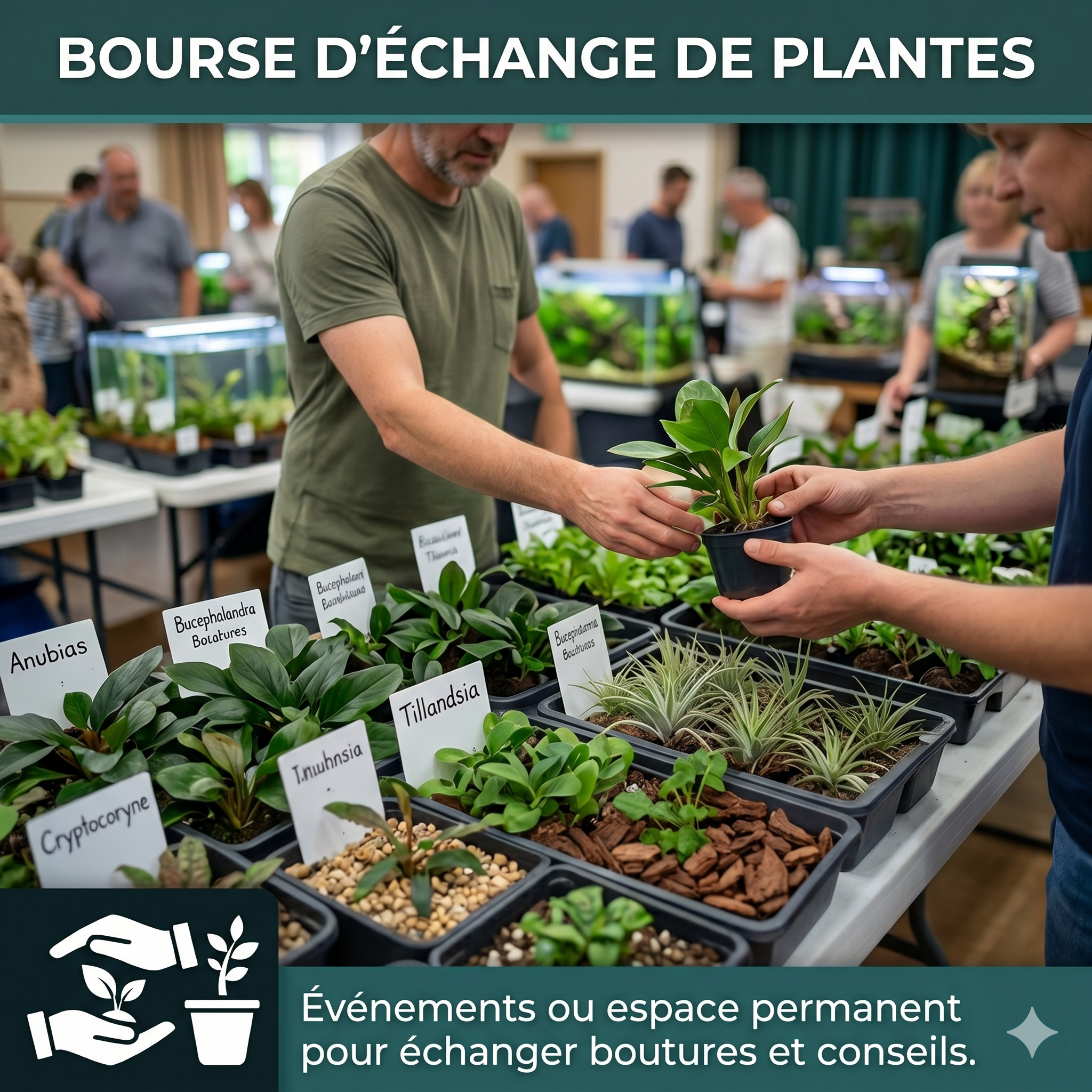 Bourse d'échange de plantes & boutures